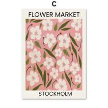 1 PIEZA Pintura en lienzo de arte de pared con pósteres y estampas abstractas de Picasso, William Morris, Matisse, para decoración del hogar bohemia en la sala de estar o café, con opción de marco