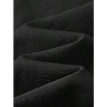 Men's 100% Cotton Short Sleeve T-Shirt - NYC Brooklyn Replay Graphic, Casual Crew Neck, Black With Orange & White Design, Lightweight & Breathable For Summer, Casual Wardrobe Staple | Stylish Casualwear | Machine Washable Shirt - màu đen - Xem 4