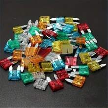 60pcs Bagged Insurance Sheet, Car Fuse, Small Size 5A/10A/15A/20A/25A/30A - 60pcs - View 3