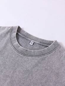 Retro Men's Washed Vest, Simple And Versatile, 2025 Novel Vest, Street Outdoor Fashion Items. - Grey - View 5