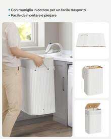 Laundry Baskets - White - View 5