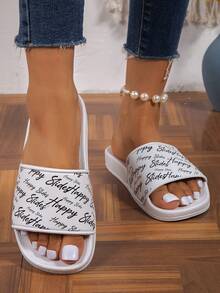 2025 Summer Fashionable Classic Versatile Durable Outdoor Slippers, Minimalist Casual Soft & Comfortable - White - View 3