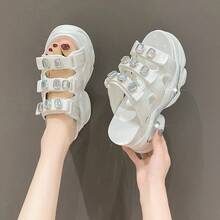 Women Platforms & Wedge Sandals - Black - View 5