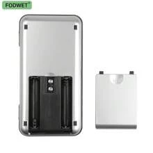 Báscula de bolsillo digital FODWET - Medición precisa 200g/0,01g, 500g/0,1g, pantalla LCD retroiluminada, requiere 2 pilas AAA (no incluidas), ideal para pesar alimentos, joyas y granos, mini báscula de viaje, báscula compacta | Báscula de plástico para volver a la escuela