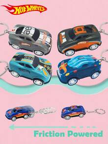 1pc Official Hot Wheels Rally Racing Car Keychain Blind Bag, Random 12 Styles Mini Diecast Pullback Toy Keychain Pendant, Suitable For Bag Decoration, Valentine's Day & Friend Gift - Multicolor - View 4