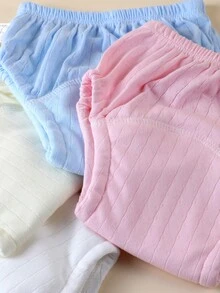 3/4 pezzi Pannolini di addestramento per neonati, pantaloncini di addestramento estivi lavabili e leggeri per bambini e bambine, pannolini di stoffa riutilizzabili, biancheria intima per pannolini morbida e traspirante, adatta per l'addestramento alla toilette, attività all'aperto, articoli essenziali per neonati