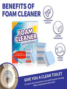 12pcs Toilet Cleaner - Contains Cleaning Ingredients That Help Remove Stubborn Urine Scale, Limescale, Rust Stains And Other Persistent Dirt, Making The Toilet Interior Cleaner, With A Light Fresh Lemon Scent