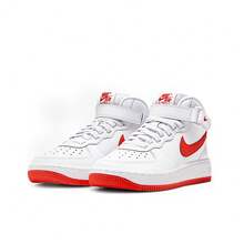 Nike Zapatillas deportivas AIR FORCE 1 MID EASYON (GS) para jóvenes - Blanco - Ver 3