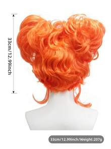 Party Perücken, einzigartige herzförmige Perücken, Herz Königin Cosplay synthetische Haar Perücke - Verschiedenfarbig - Übersicht 4