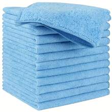 YITUMU Streak-Free Super Absorbent Microfiber Cloth | Lint-Free Reusable Cleaning Towel For Windows, Glass, Cars | 40x40cm (15.7"X15.7") | Scratch-Free,
