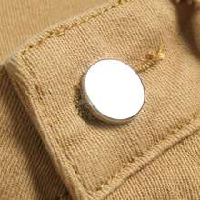 JUNBAOSS Men's Slim Fit Stretch Denim Shorts Ripped Skinny Jean Shorts For Men,Fashion Straight Comfort Flex Waist Short - 卡其色 - 查看 6