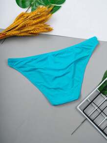 6pcs Men's Underwear, Men's Briefs, Simple Solid Color Random Fashion Men's Basic Triangle Briefs, Quick Dry, Soft, Skin-Friendly