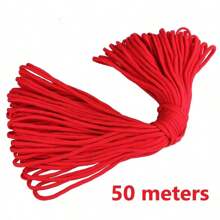 10/50/100m 6mm Gruba Lina Do Ręcznie Robionej Biżuterii, Bransoletki DIY, Materiał Koralikowy