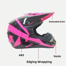 AD 1pc Motorcycle, Dirt Bike, Electric Bike, Bicycle Safety Protective Helmet, Cycling, Downhill, Unisex, All Season