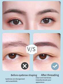 迷你无痛脱毛器 - 面部、比基尼线和腋下脱毛，口红式眉毛修剪器，迷你电动面部脱毛器，女士便携式设计，美容工具，时尚脱毛器+眉笔 - 彩色 - 查看 3