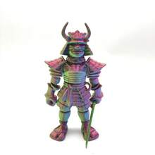 3D 打印关节式日本武士古代人物模型，GK 装饰玩具，适合男性 - 彩色 - 查看 8