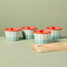 4pk Summer Plaid Melamine Bowl Serving Set - Hearth & Hand ™   With Magnolia