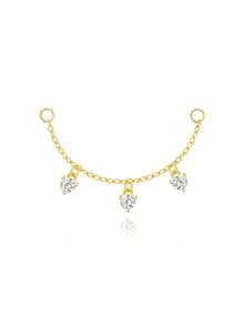 1Pc Chain Accessories 925 Sterling Silver Earring For Women Vintage Geometric Chain Minimalist Gift For Her Wedding Party Fine Jewelry