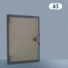 A5/B5 Ring Binder - Plastic Folder With 60 Included Papers, 2 Color Options,Back To School,School Supplies