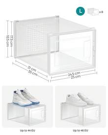 Shoe Boxes - White - View 6