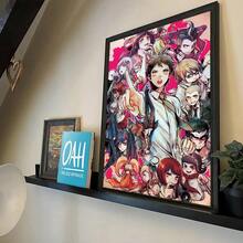 1 tấm áp phích nghệ thuật treo tường Khung tùy chọn Pop 1 tấm áp phích loạt trò chơi hoạt hình cổ điển Giấy in tại nhà Phòng khách Phòng ngủ Lối vào Quán bar Nhà hàng Quán cà phê Tranh nghệ thuật - Nhiều màu - Xem 16