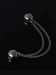 1pc/3pcs Adjustable Magnetic Trouser Clip And Cuff Clip-Durable Alloy, Detachable Hem Clip Is Suitable For Trousers And T-Shirts, Magnetic Trouser Swing Clip Can Shorten The Length Of Trousers Without Sewing, And Strong Magnetic Buckle.
