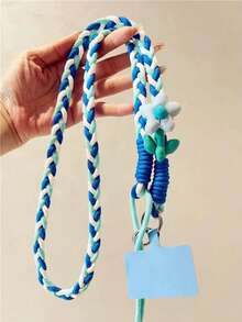 1 Stück verstellbarer Blumen Handy-Umhängeband, süßer abnehmbarer Schultergurt für Outdoor-Reise-Handyhalter gegen Verlust