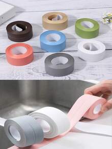 1 Piece Of Kitchen Anti-Mildew Waterproof Beautifying Tape, Kitchen And Bathroom Sink, Bathroom Sink Bathtub Gap Beautifying Tape, Self-Adhesive Waterproof And Mildew-Proof Wall Stickers Kitchen And Bathroom Gap Corner Stickers