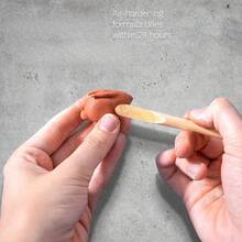 1.1磅(500g)塊狀空氣乾燥陶土黏土，可塑性強，適用於雕塑與塗層，易使用，多用途造型黏土，適合成人雕塑、陶瓷藝術課與DIY手工藝 - 500克1.1磅 - 查看 4