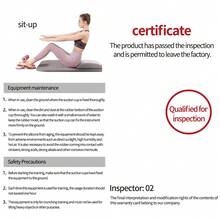 Sit Up Bar Floor, Portable Sit Up Exercise Equipment With 2 Strong Suction Cups And Adjustable Foot Holder, Abs Master Assistant Device For Home Workout With Massage Roller Gym Accessories - View 12