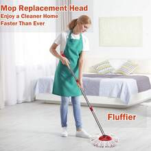 Spin Mop Replacement Head 4 Pack Mop Refill Compatible With Ocedar Triangle Swivel Mops Microfiber Swivel Mop Refill,Deep Clean,Machine Washable And Easy To Replace Halloween Christmas New Year