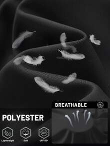 Cavva Men's Summer UPF 50+ Sun Protection Long Sleeve Shirt Spring Quick-Dry Lightweight Breathable Soft Outdoor Hiking Running Fishing Tops - Black - View 5