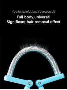 Facial Hair Removal Tool, Safe Handheld Spring Roller For Painless Hair And Beard Removal, Skin Care Massage Beauty Depilation Device