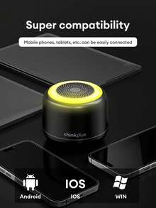 Lenovo Loa Bluetooth K14pro, Kết nối TWS chất lượng âm thanh cao, Âm trầm sâu, Sử dụng trong nhà/trên ô tô/ngoài trời, Âm lượng lớn, Tuổi thọ pin dài, Đèn nhiều màu sắc, Di động và tương thích với điện thoại và máy tính bảng - màu đen - Xem 10