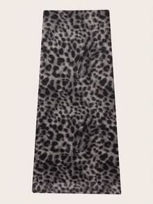 豹纹网纱裙，夏季时尚