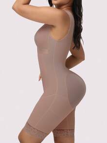 Fajas Colombianas Bodysuit Shaper Shapewear Women Tummy Control Compression Garment - Chocolate Brown - View 3