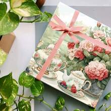 8 Stücke ästhetisches Scrapbooking-Papier A5 Muster, einseitig bedruckt Scrapbooking Decoupage Papierblock für DIY Basteln, Journaling, Sammelalbum Zubehör, Geschenkverpackung, Fotoalbum Deko Bastelpapier