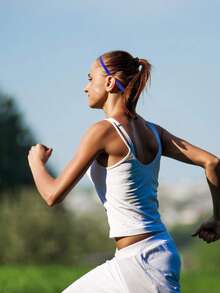 6pcs Thick Non-Slip Elastic Sports Headbands, Unisex, Stretchy Grip Sports Headbands, Sweat-Absorbent, Suitable For Fitness And Yoga