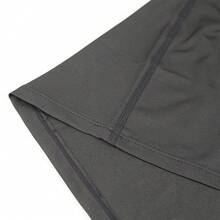 1 件男士无袖运动背心，透气健身服，黑色，适合篮球、足球、健身房跑步 - 黑色 - 查看 7