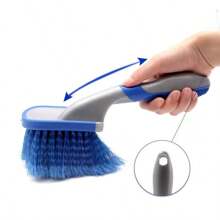 1pc Short Vehicle Tire Brush For Cleaning Tires And Other Auto Parts