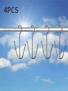 1, 2, 4 ,6,8 Shoe Drying Racks, Household Stainless Steel Shoe Racks, Stainless Steel Shoe Racks, Shoe Hooks, For Drying Shoes, Multi-Functional Simple Windproof Hooks, Stainless Steel Shoe Drying Racks, Shoe Drying Hooks, Outdoor Household Multi-Functional Shoe Drying Racks, Shoe Drying Wonders, Stainless Steel Hooks.