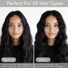 Curl Defining Brush Pink, Volume Curly Hair Brush For Effortlessly Detangling Shaping And Styling Women's Curls, Waves & Coils, Curly Hair Products, Reduce Frizz - Black 1PC - View 5