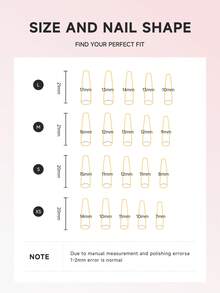 10 Pieces Of Handcrafted Press On Nails Short , Gentle Style,Reusable Fake Nails Nail Supplies Nails