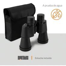 Binoculares Potentes Nocturna Vision Telescopica Hd Tacticos 20x50mm Marthing BN20x50 Binoculares Profesionales Prismaticos Ideal Para Camping Caza O Pesca Estuche Incluido Zoom Hd 20x50 - Negro - Ver 7