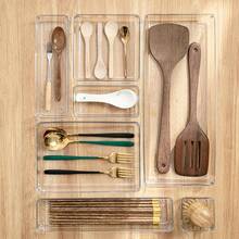 Living And Home Premium Transparent Desktop Organizer Set (6 Or 12-Piece) - Modular PS Plastic Drawer & Desk Organizers - Stackable - 6PCS Transparent - 查看 8