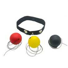 Headband Speed Boxing Reaction Ball, Martial Arts Punching Dodge Training Equipment, Unisex Adult Fitness Gear, Adjustable Anti-Impact Training Ball, Gym, Sport, Gym, Home Exercise, Sport Accessories, Gym Accessories, CrossFit Accessories