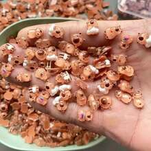 20/40/100 件装可爱卡通海豚树脂饰品，适合 DIY 美甲装饰、迷你小屋装饰、水族箱装饰、家居装饰 - 彩色 - 查看 2