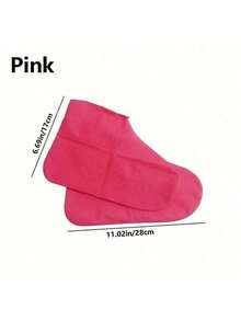 可重复使用防水防滑鞋套,乳胶户外雨靴防水鞋套,有效防雨。多种颜色可选,防水防尘硅胶雨鞋套。 - 彩色 - 查看 10