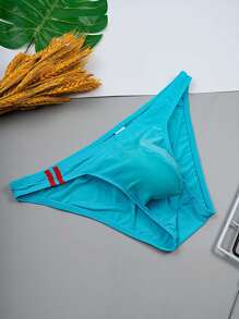 6pcs Men's Underwear, Men's Briefs, Simple Solid Color Random Fashion Men's Basic Triangle Briefs, Quick Dry, Soft, Skin-Friendly