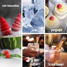 1個柔軟矽膠帶蓋冰格盤- 6個容積易於釋放的製冰盤可用於軟性飲料，威士忌，雞尾酒- 冰模具-廚房小工具 - 彩色 - 查看 11